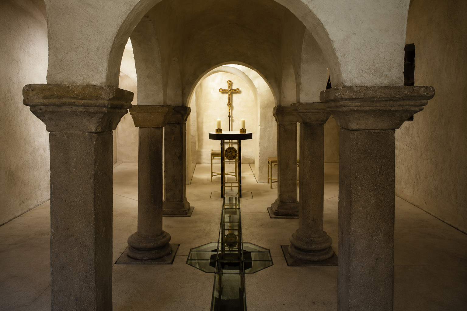 Die Krypta St. Mang